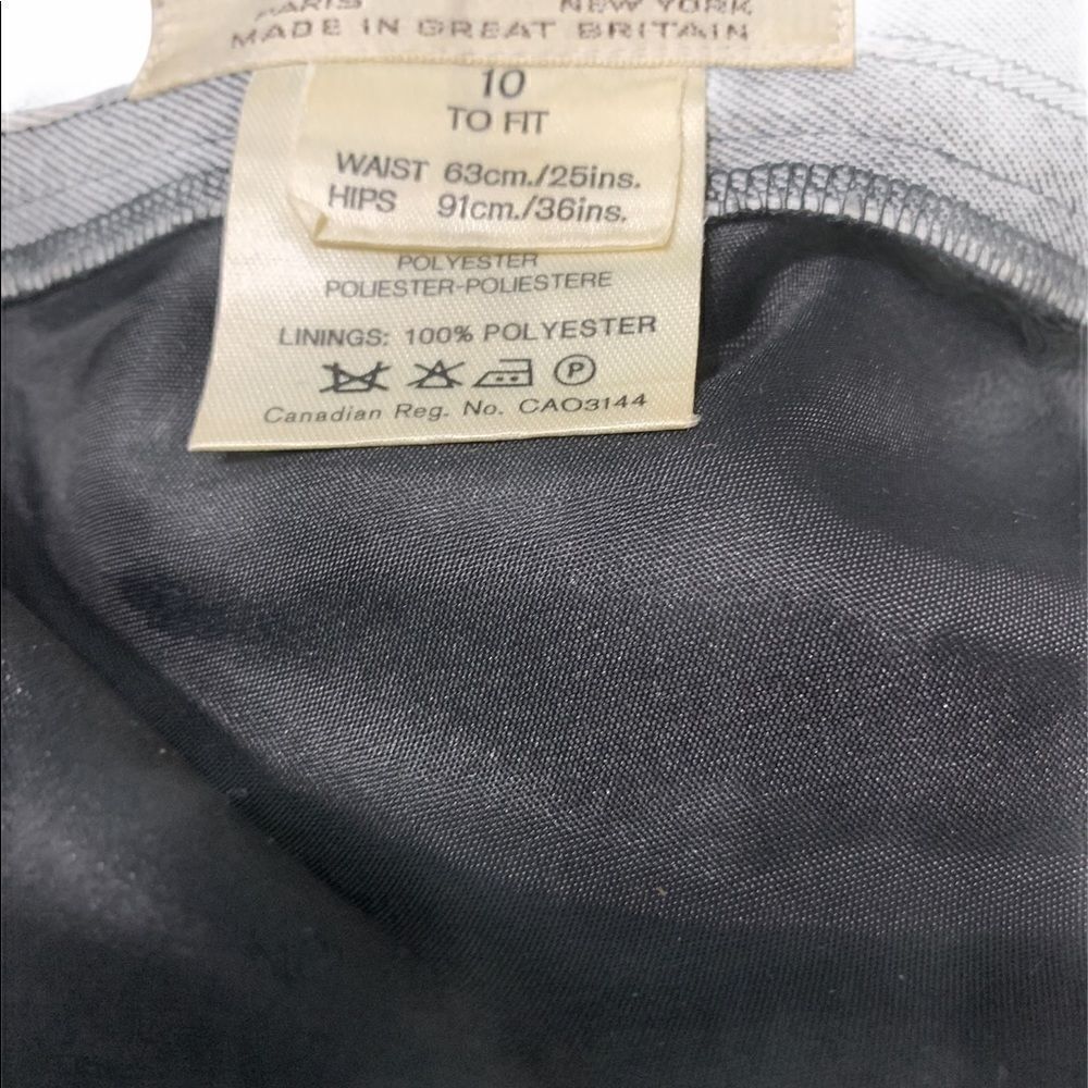 Jaeger High Waisted Wool Blend Skirt - Picture 4 of 9